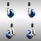 Service Caster 3 Inch 316SS Solid Poly Swivel 1-1/4 Inch Expanding Stem Caster Brake SCC, 2PK SCC-SS316EX20S314-SPUS-2-TLB-2-114 - alternate 5